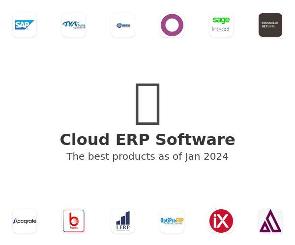 The best Cloud ERP products