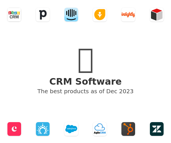 The best CRM products