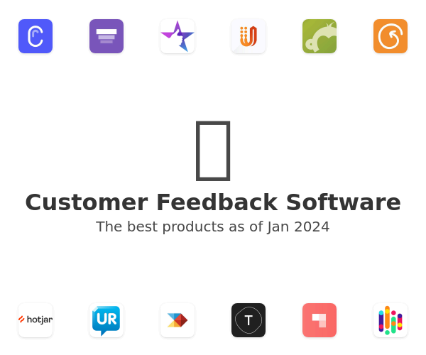 The best Customer Feedback products