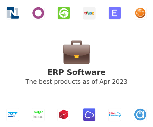 The best ERP products