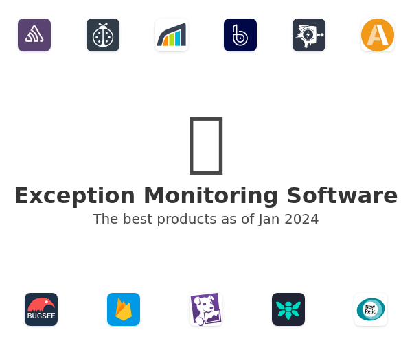 The best Exception Monitoring products