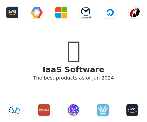 The best IaaS products