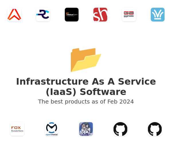 The best Infrastructure As A Service (IaaS) products