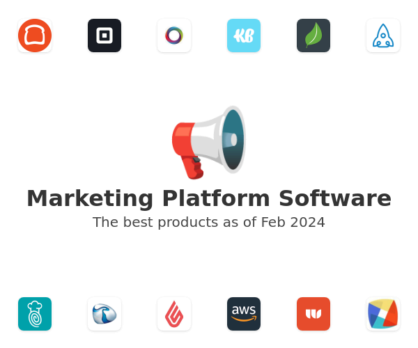 The best Marketing Platform products