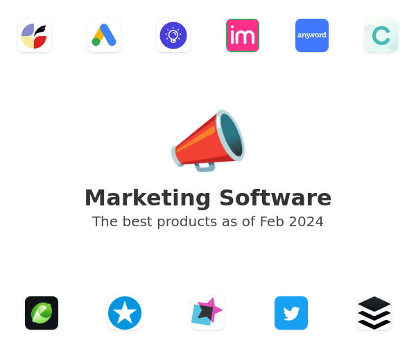 The best Marketing products