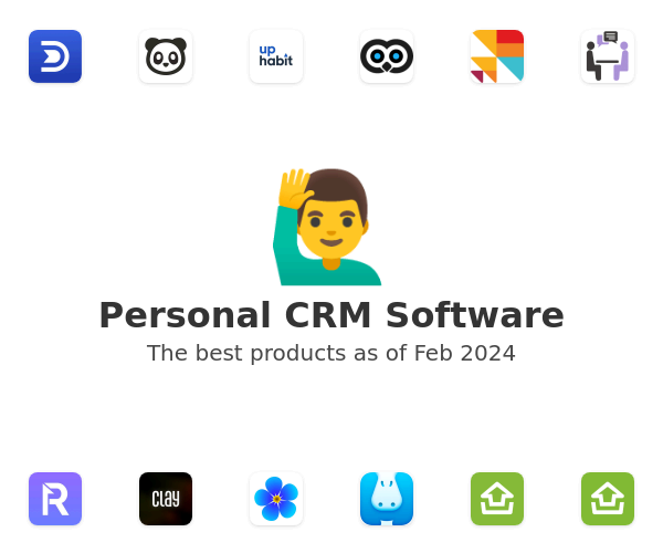 The best Personal CRM products