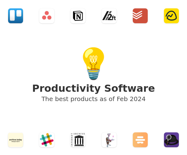 The best Productivity products